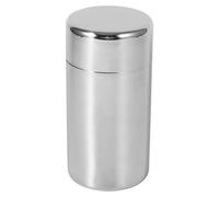 Mxtech Stainless Steel Tea Tins Canister, Home Kitchen Airtight Canisters Set for Tea Coffee Sugar Flour Nuts Seeds Herbs Spices and Any Food Storage(L)