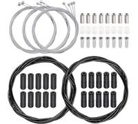 mxuteuk 10Pack Bicycle Brake Cable Shift Cable Bike Cable Housing Kit Bike Brake Cable Kit Bicycle Transmission Line for Bicycle Mountain Road Bike Repair