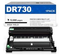 MxVol Compatible Brother DR730 DR-730 Drum Unit, Yields Up to 12,000 Pages, Work with TN730 TN760 TN770 Toner Cartridge, Replacement for Brother HL-L2350DW HL-L2395DW MFC-L2710DW DCP-L2550DW Printer