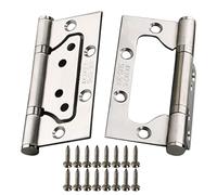 MXXDMOPD 2pcs Hinges Cabinet Weather Resistant Ball Bearing Hinges Home Replacement Stainless Steel Silent Door Hinge Easy Install Hinges