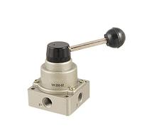 MXXDMOPD Air Flow VH200-02 3 Positions 4 Ways Hand Rotary Valve