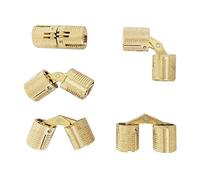 MXXDMOPD Hinge, 4PCS Copper Barrel Hidden Cabinet Concealed Invisible Brass Mount Door Furniture 8mm/10mm/12mm(D8)