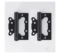 MXXDMOPD Hinge, Door Hinges One Way Spring Hinge Slot Free Hinge Stainless Steel Hinge Automatic Closing Hinge Left and Right Universal Type Door Closer(Nero)