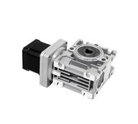MXXDMOPD Nema 17 Worm Gearbox Dual Axis Output Reducer Speed 5:1-100:1 Geared Stepper Motor DC Reduction(Ratio 7.5,42X40mm)