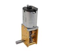 MXXDMOPD Single Shaft Dual Motor Self Locking Worm Gear 1218-N20 DC Reduction 12V Low-Speed(Single Axis,6V68rpm)