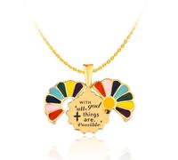MXXGMYJ Daisy Necklace for Women Funny Friendship Gifts for Best Friend Inspirational Gifts for Christians Engraved Locket Necklaces Gold, S, Zinc, No Gemstone