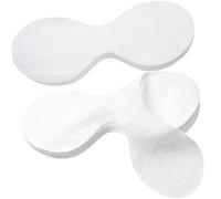 Mxxipp 100 Sheets Disposable Eye Mask Paper, Non Woven Facial Eye Care Pads, Skincare Spa Paper Eye Covers Beauty Tool for Home Salon Wrap Moisture Retention- White