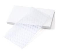 Mxxipp 100pcs Perm Papers for Hair, Breathable End Papers for Hair Perm, High-Temperature Resistant Perm End Paper for Professional Hair Salon Home Use- White
