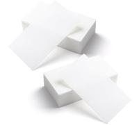 Mxxipp 100pcs Perm Papers for Hair, Thickened End Papers for Hair Perm, High-Temperature Resistant Perm End Paper for Professional Hair Salon Home Use- White