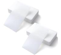 Mxxipp 100pcs Perm Papers for Hair, Thickened End Papers for Hair Perm, High-Temperature Resistant Perm End Paper for Professional Hair Salon Home Use- White