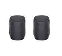 MXYUANHANG 2 Pcs Car Cup Holder for Renault 5 e-Tech (2024+), Seat Gap Organizer PU Leather Storage Box Bottle Stand Console Side Pocket Interior Accessories,Black