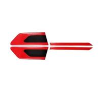 MXYUANHANG 2 Pcs Car Fender Reflective Sticker for Ford Puma Gen-E 2025 to present, Side Wing Warning Decal Auto Exterior Body Trim Protective Luminous,Red