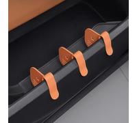 MXYUANHANG 3 Pcs Car Door Slot Divider for Audi A6 Avant ab 9/2018-2025 C8/4K, Interior Storage Box Organizer Insert Partition Clip Flexible Auto Accessory,Orange