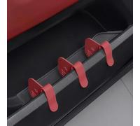 MXYUANHANG 3 Pcs Car Door Slot Divider for Dacia Duster 2 2018-2024, Interior Storage Box Organizer Insert Partition Clip Flexible Auto Accessory,Red