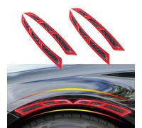 MXYUANHANG 4 Pcs Car Wheel Arch Reflective Strips for Citroen C3 I Picasso 2013-2017, Fender Guard Protection Decals Exterior Safety Bumper Trim Impact Resistant,Red