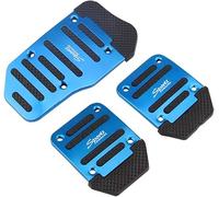 MXYUANHANG Auto Aluminum Pedal Covers for H-onda ZR-V 2022 2023, Car Brake Foot Pedals Pad Kit Anti-Slip Foot Pedal Pad Covers,Blue-Manual transmission