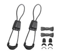 MxyVrix 1.5mm Thin Shoelaces for Salomon Speedcross Ski Shoelaces No Tie Shoelaces Replacement Kit for Men Women Quick Release System, dark grey, Large