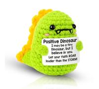 MXYZQDE Emotional Support Green Dinosaur, Courage Gift, Courage Gift, A Warm for Friends and Family, A Stress-Reducing Partner at Home and in the Office