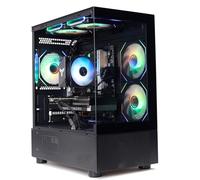 MXZ Desktop Computer High Performance Gaming pc, Ryzen 5 7500F Zenn 4 Architecture,RX 9060XT,B650,16GB DDR5,1T NVME,5 RBG Fans, Windows 11 Pro Ready to use(R5 7500F| RX9060XT)