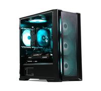 MXZ Gaming PC,AMD Ryzen 7 9700X, GeForce RTX 4070,16GB DDR5 6000MHz, NVME M2 1 T, B650,6RGB Fans,Windows 11 Pro Ready to use, Gamer Desktop Computer(R7 9700X| RTX 4070)
