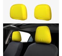 MXZERFKGLA 1 PCS Car Headrest Covers Soft Breathable Car Head Rest Covers Protector Milk Duck Yellow Headrest Covers for Cars Seat Headrest Covers for Trucks SUV Universal Interior Cars Accessories