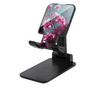 MXZERFKGLA Cell Phone Stand for Desk Office Foldable Mobile Phone Holder Adjustable Cellphone Stand Small Flowers Phone Stand Portable Non-Slip Desktop Smartphone Holder Compatible with All Cellphone
