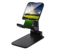MXZERFKGLA Cell Phone Stand for Desk Office Foldable Mobile Phone Holder Adjustable Cellphone Stand Golf Course Phone Stand Portable Non-Slip Desktop Smartphone Holder Compatible with All Cellphone