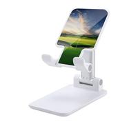 MXZERFKGLA Cell Phone Stand for Desk Office Foldable Mobile Phone Holder Adjustable Cellphone Stand Golf Course Phone Stand Portable Non-Slip Desktop Smartphone Holder Compatible with All Cellphone
