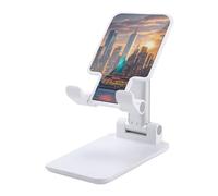 MXZERFKGLA Cell Phone Stand for Desk Office Foldable Mobile Phone Holder Adjustable Cellphone Stand New York City Phone Stand Portable Non-Slip Desktop Smartphone Holder Compatible with All Cellphone