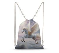 MXZERFKGLA Drawstring Backpack Sports Gym Bags Fly Out from The Clouds Drawstring Bags for Men Women Beach Bag String Bag
