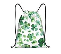 MXZERFKGLA Drawstring Backpack Sports Gym Bags Happy St Patrick's Day Drawstring Bags for Men Women Beach Bag String Bag