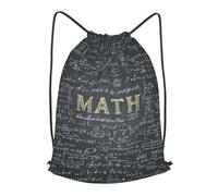 MXZERFKGLA Drawstring Backpack Sports Gym Bags math Drawstring Bags for Men Women Beach Bag String Bag