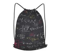 MXZERFKGLA Drawstring Backpack Sports Gym Bags mathematics and physics Drawstring Bags for Men Women Beach Bag String Bag