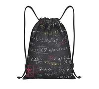 MXZERFKGLA Drawstring Backpack Sports Gym Bags mathematics and physics Drawstring Bags for Men Women Beach Bag String Bag