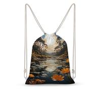 MXZERFKGLA Drawstring Backpack Sports Gym Bags The Sun Shines on It Drawstring Bags for Men Women Beach Bag String Bag