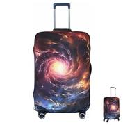 MXZERFKGLA Luggage Cover Elastic Anti-Scratch Suitcase Protector Washable Luggage Sleeve Cosmic Storm Suitcase Cover Protector Fit 65-95 CM Suitcases Travel Accessories S