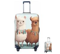 MXZERFKGLA Luggage Cover Elastic Anti-Scratch Suitcase Protector Washable Luggage Sleeve Llama Alpaca Suitcase Cover Protector Fit 65-95 CM Suitcases Travel Accessories S