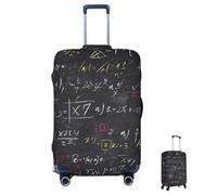 MXZERFKGLA Luggage Cover Elastic Anti-Scratch Suitcase Protector Washable Luggage Sleeve Mathematics and Physics Suitcase Cover Protector Fit 65-95 CM Suitcases Travel Accessories L