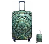 MXZERFKGLA Luggage Cover Elastic Anti-Scratch Suitcase Protector Washable Luggage Sleeve Mayan Calendar End of The World Suitcase Cover Protector Fit 65-95 CM Suitcases Travel Accessories XL