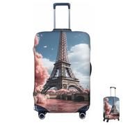 MXZERFKGLA Luggage Cover Elastic Anti-Scratch Suitcase Protector Washable Luggage Sleeve Paris Tower Suitcase Cover Protector Fit 65-95 CM Suitcases Travel Accessories XL
