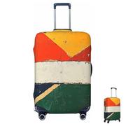 MXZERFKGLA Luggage Cover Elastic Anti-Scratch Suitcase Protector Washable Luggage Sleeve South Africa Flag Suitcase Cover Protector Fit 65-95 CM Suitcases Travel Accessories XL