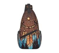MXZERFKGLA Sling Backpack Cross Chest Bag Native American Dream Catcher Sling Bag Crossbody Bags for Women Men Travel Daypack