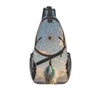 MXZERFKGLA Sling Backpack Cross Chest Bag Native Dream Catcher Sling Bag Crossbody Bags for Women Men Travel Daypack