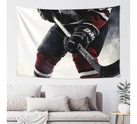 MXZERFKGLA Tapestry Wide Wall Hanging Tapestries Lightweight Art Wall Blanket Ice Hockey Pattern Tapestry Vintage Mural Home Decor Aesthetic Tapestries for Bedroom Dorm Living Room 60x40 Inch