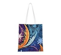 MXZERFKGLA Tote Bag Reusable Shopping Bags Aboriginal patterns Tote Bag Grocery Bags Casual Shoulder Handbag