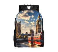 MXZERFKGLA Travel Backpack for Women Men Lightweight 17 inch Laptop Bag big ben Backpack Casual Daypack