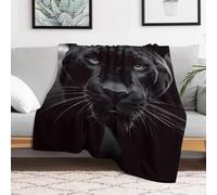 MXZERFKGLA Ultra-Soft Micro Fleece Blanket Animal Panther Throw Blanket for Couch Sofa Soft Lightweight Fuzzy Blankets Cozy Warm Throw Blanket for Bed Living Room Chair Travel All Seasons 40"x60"