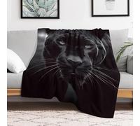 MXZERFKGLA Ultra-Soft Micro Fleece Blanket Animal Panther Throw Blanket for Couch Sofa Soft Lightweight Fuzzy Blankets Cozy Warm Throw Blanket for Bed Living Room Chair Travel All Seasons 60"x80"