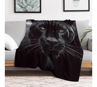 MXZERFKGLA Ultra-Soft Micro Fleece Blanket Animal Panther Throw Blanket for Couch Sofa Soft Lightweight Fuzzy Blankets Cozy Warm Throw Blanket for Bed Living Room Chair Travel All Seasons 50"x70"