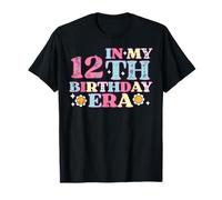 My 12th Birthday Era Retro 12 Year Old Bday Groovy Girls Boy T-Shirt